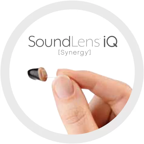 Невидимые слуховые аппараты SoundLens Synergy iQ