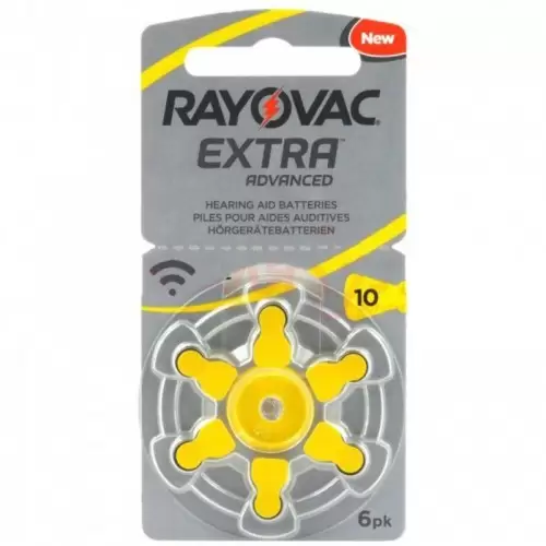 Батарейки для слуховых аппаратов Rayovac Peak 312, 6 шт.