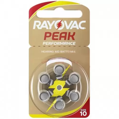 Батарейки для слухових апаратів Rayovac Extra Advanced 10, 7+1 шт.
