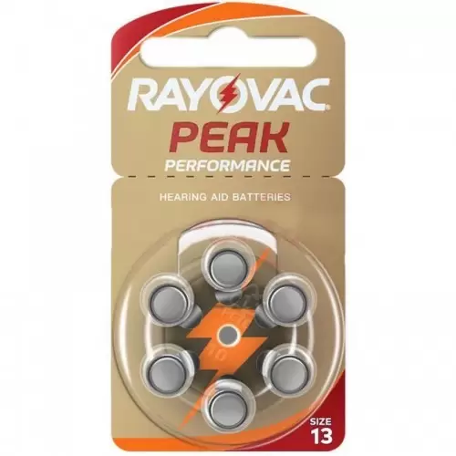 Батарейки для слухових апаратів Rayovac Extra Advanced 312, 7+1 шт.