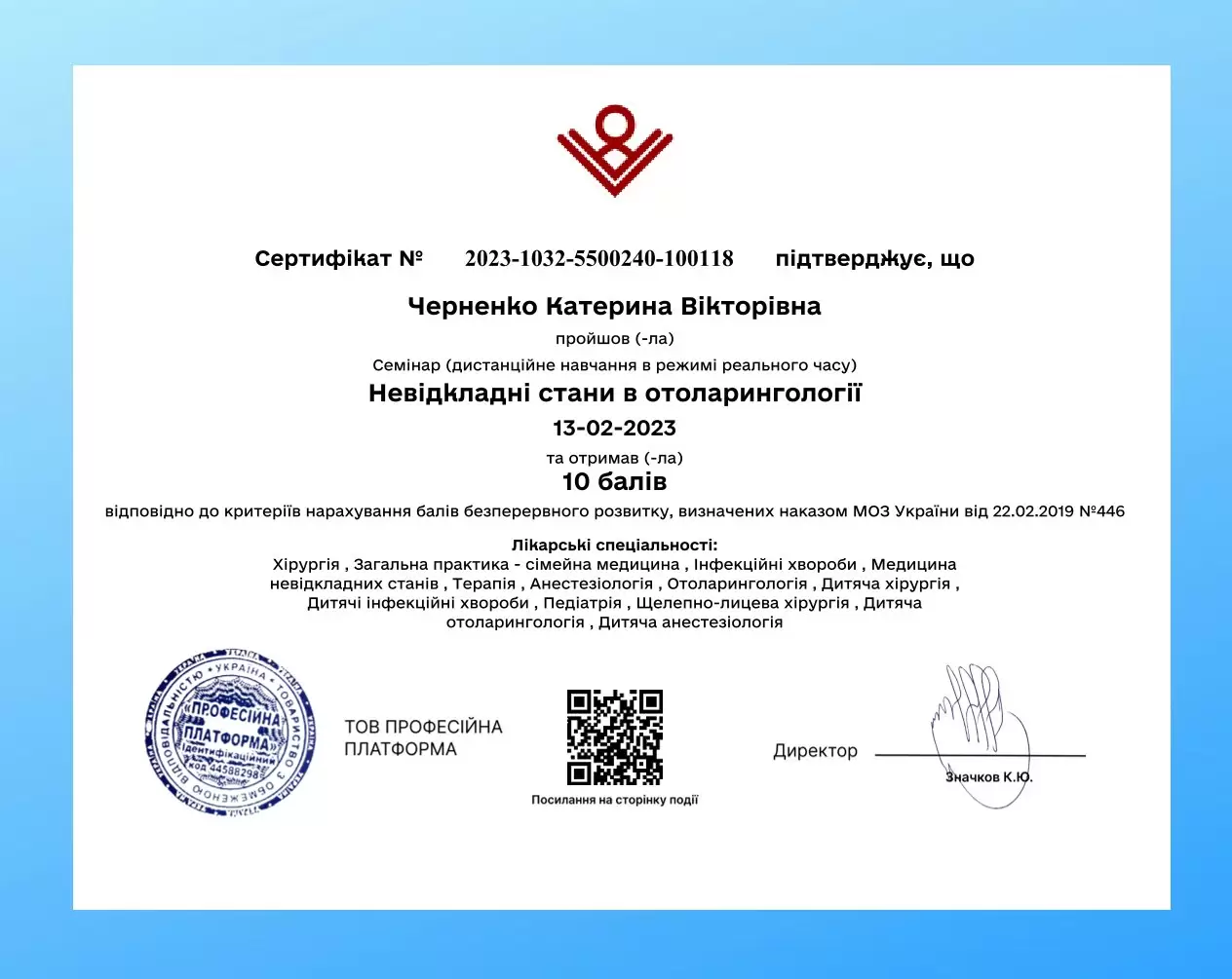 Черненко Катерина Викторовна Черненко Катерина Викторовна