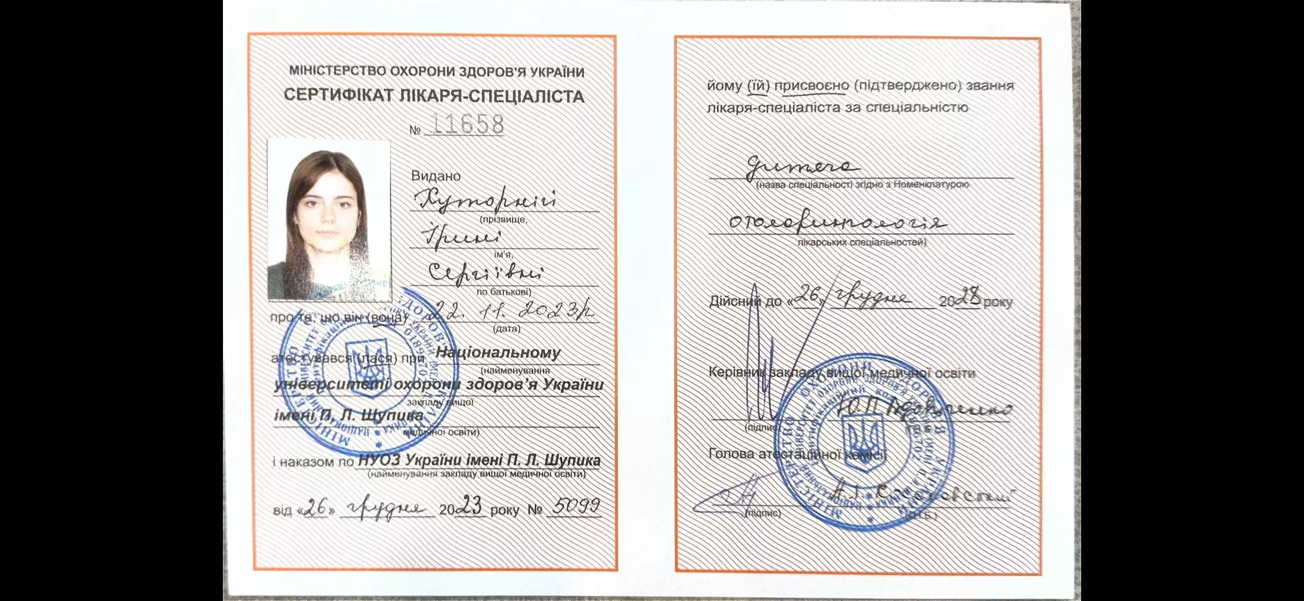 Хуторна Ірина Сергіївна Хуторна Ірина Сергіївна