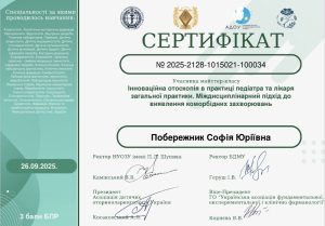 Побережник Софія Юріївна Побережник Софія Юріївна